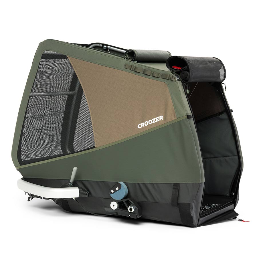 Croozer Dog Mikke - Bike Trailer for Dogs - moss green