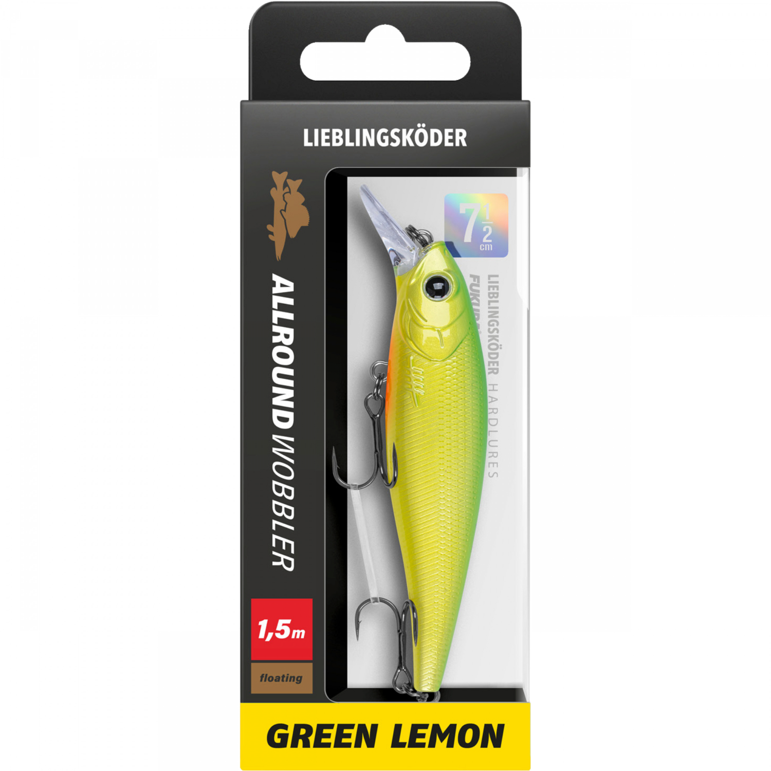 Lieblingsköder Allroundwobbler (Green Lemon)