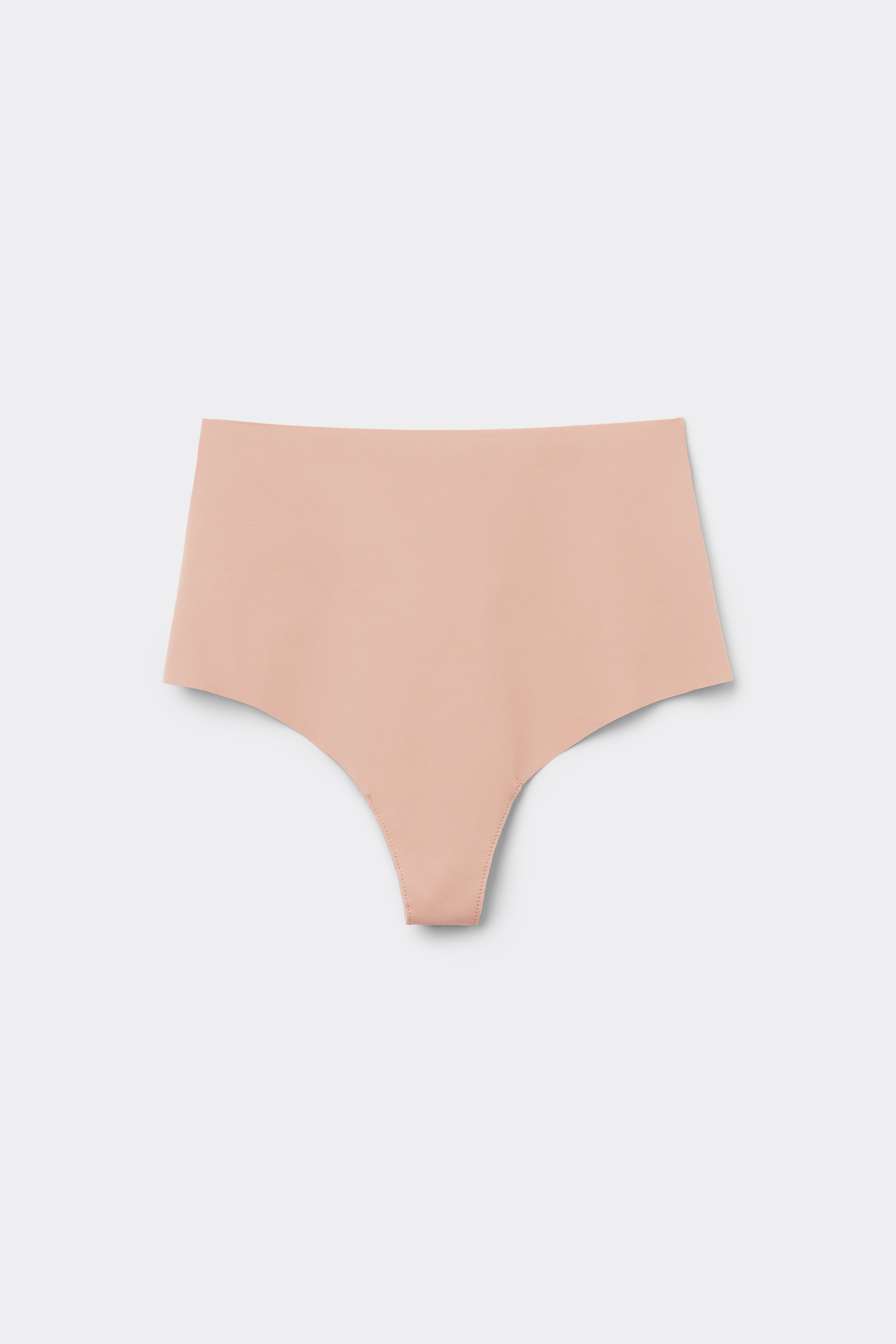 High-Waisted Laser-Cut Brazilian Briefs in Recycled Microfibre