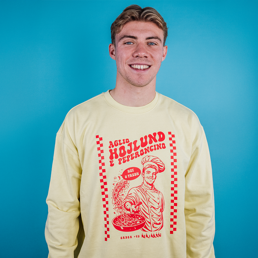 SSC Napoli Linea Admin Light Yellow “Aglio, Højlund e Peperoncino” Hoodie