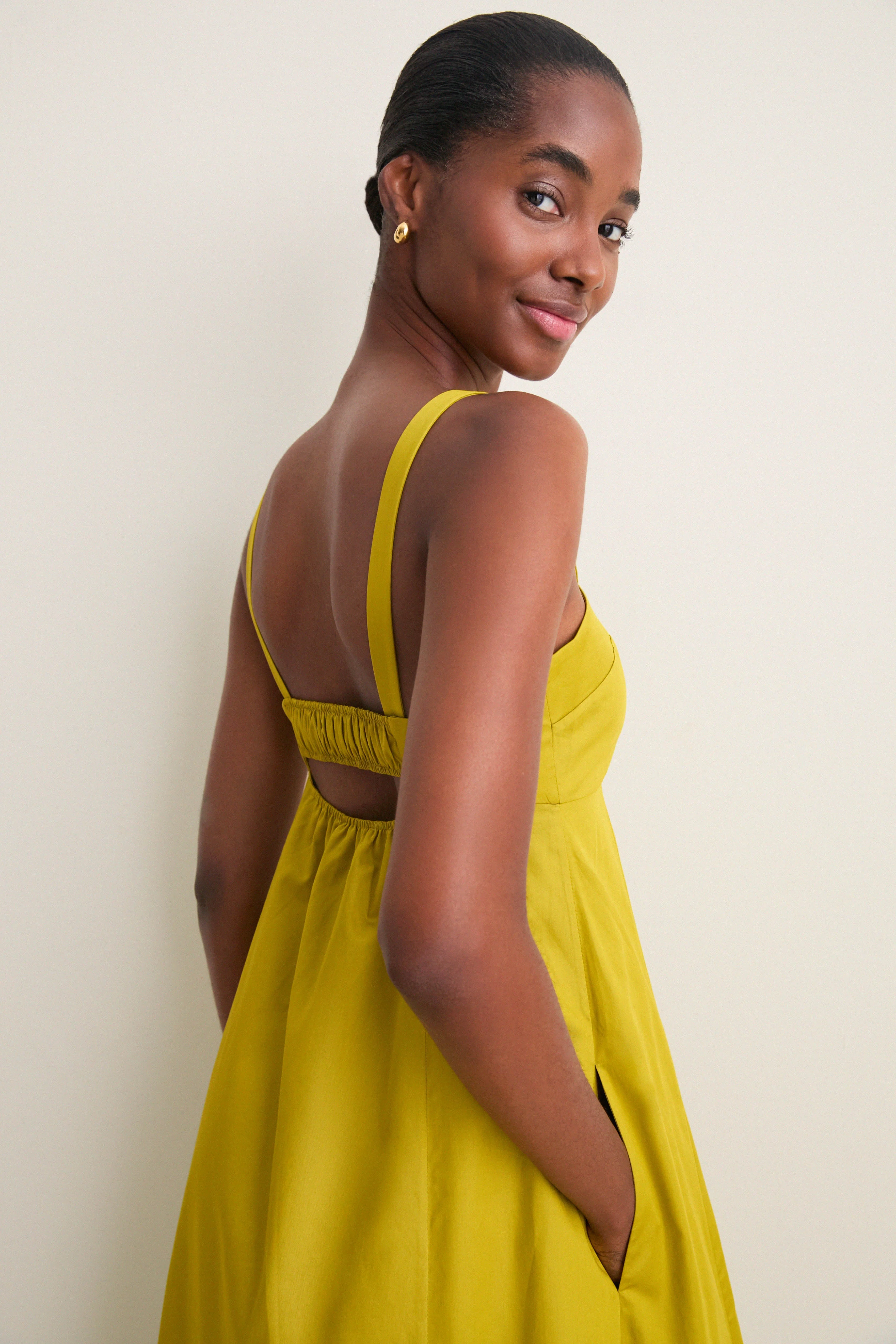 Pistachio Fit and Flare Dress