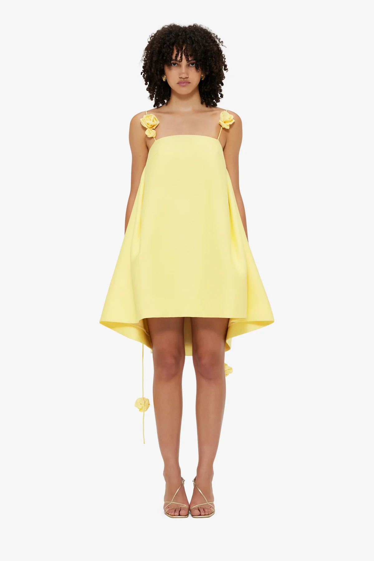 Fiona Rose Mini Dress - Sorbet Yellow