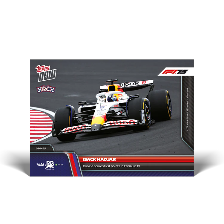 Isack Hadjar - 2025 Formula 1® Topps NOW® Card 26