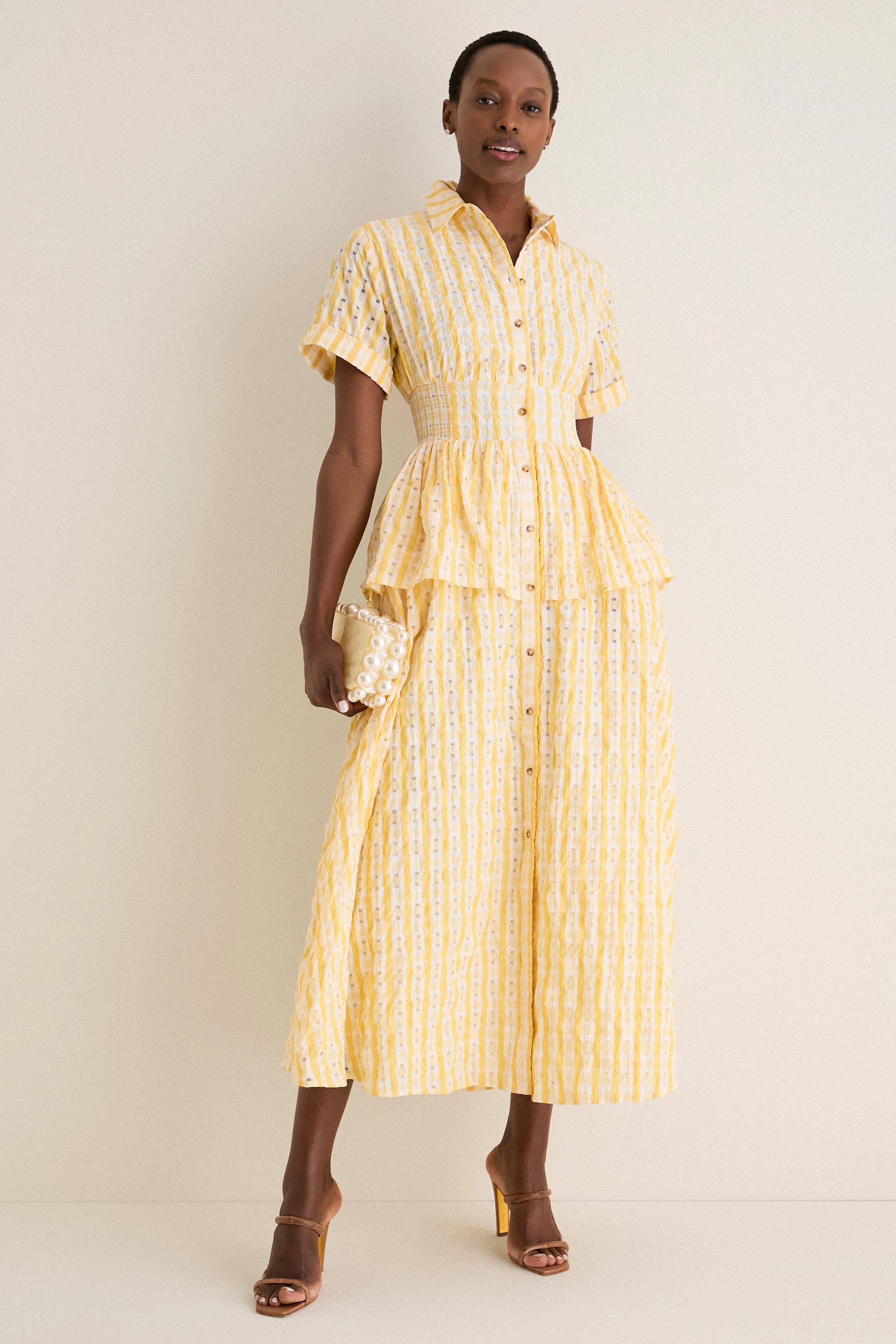 Yellow Boogie Woogie Bugle Boy Dress