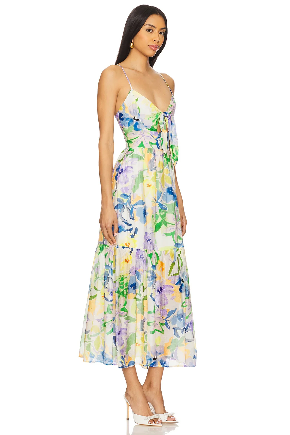 Fable Tie Midi Dress