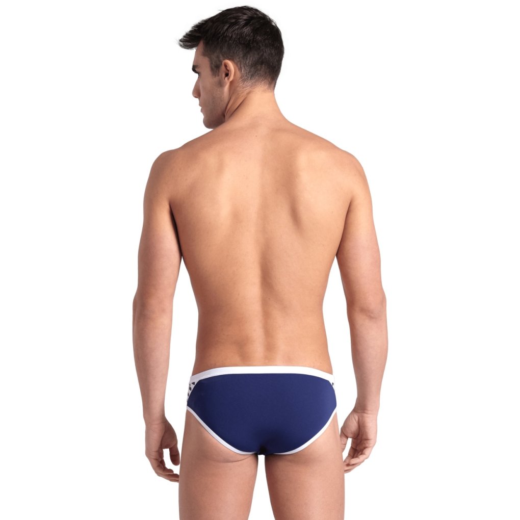 arena Performance Icons Solid Swim Slip Men - Navy/White