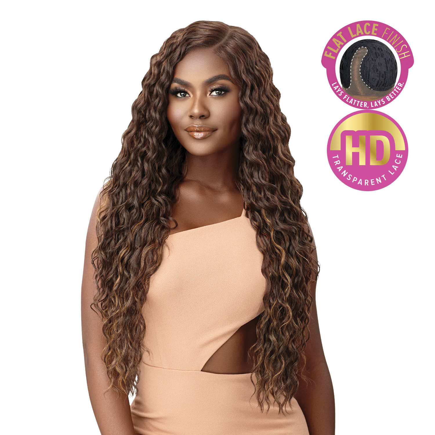 Outre HD Lace Front Wig SleekLay Part Asmara