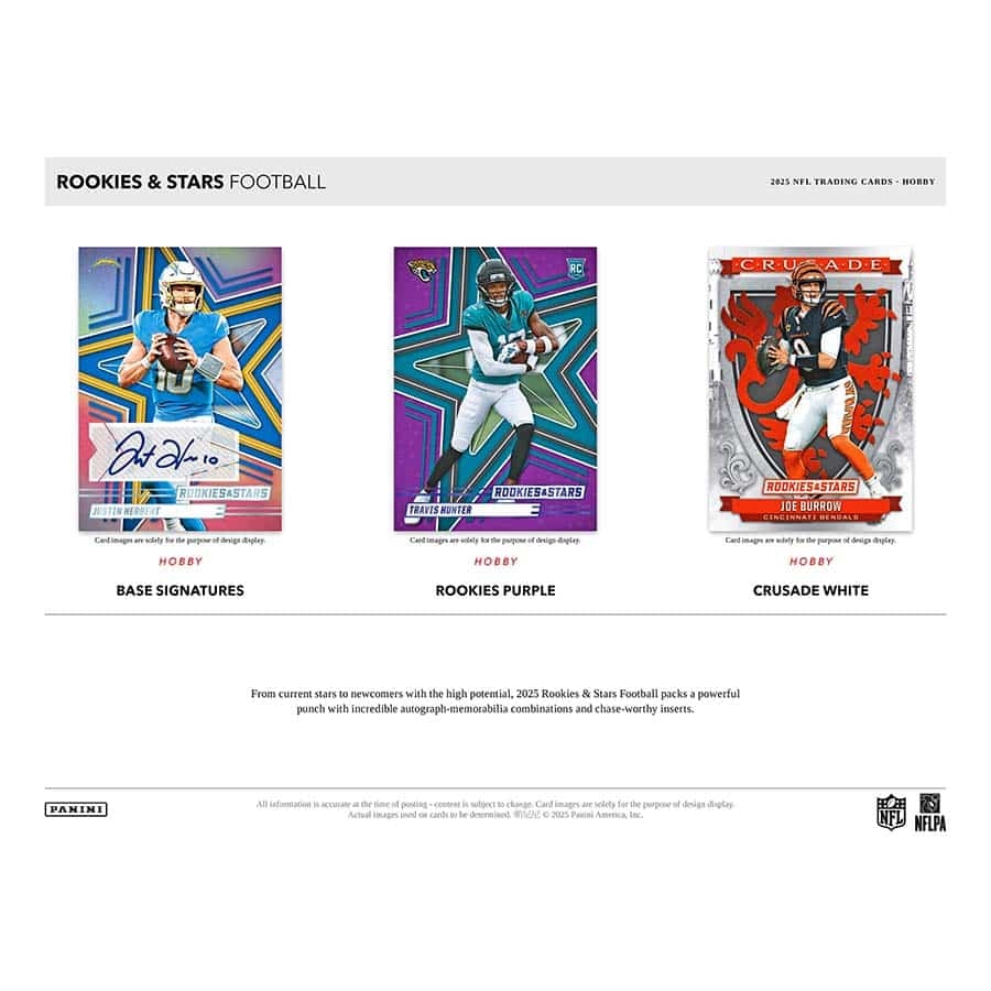 2025 Panini Rookies & Stars Football NFL Hobby Box