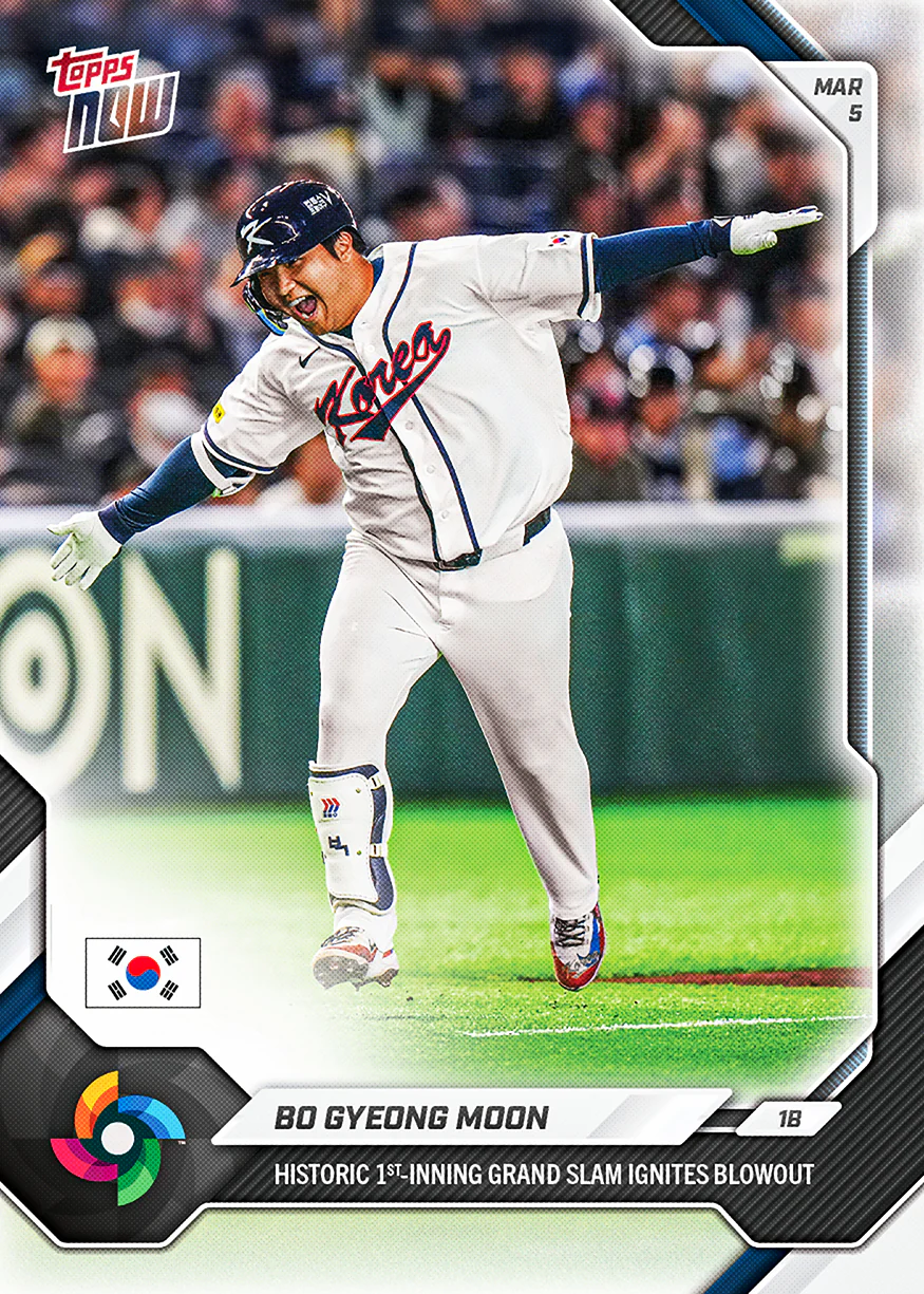 Bo Gyeong Moon - 2026 World Baseball Classic Topps NOW® - Card 2