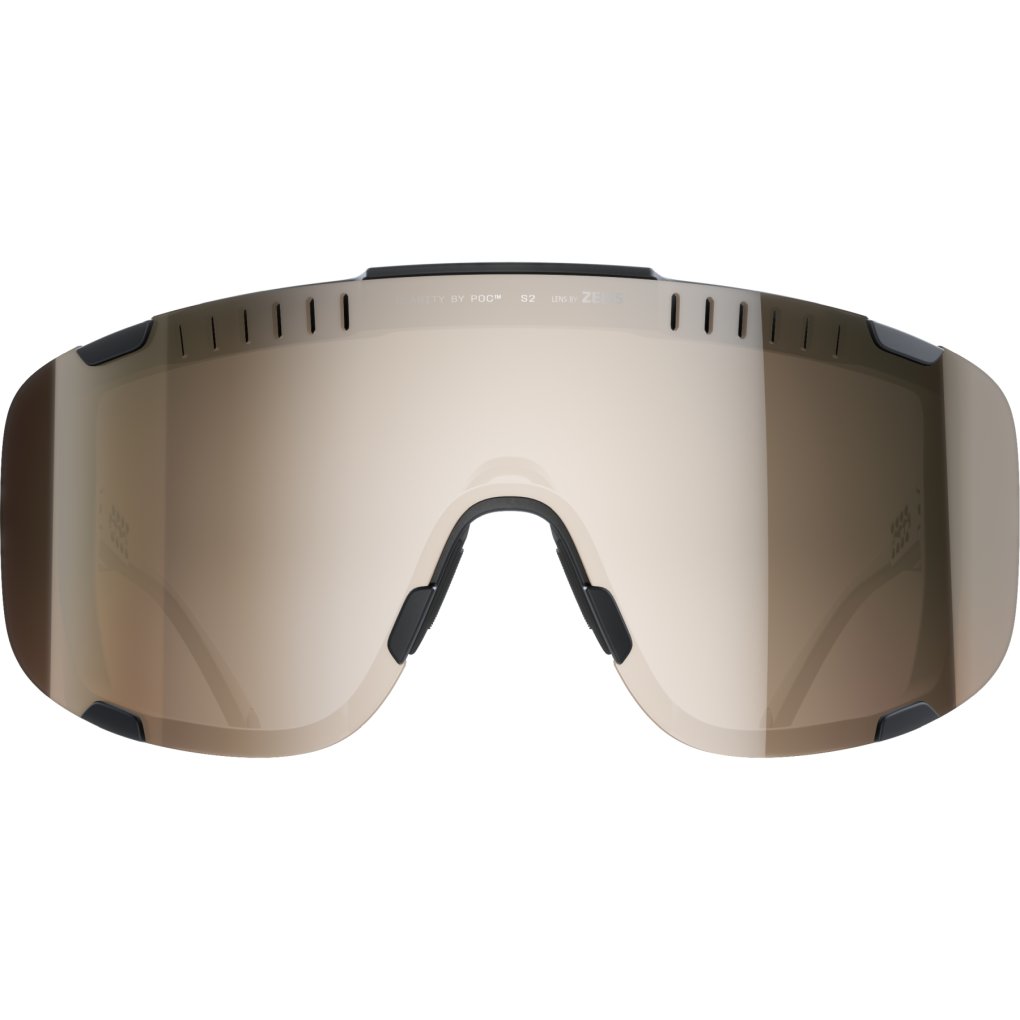 POC Devour Glasses - Uranium Black - Clarity Trail/Partly Sunny Silver | Clear