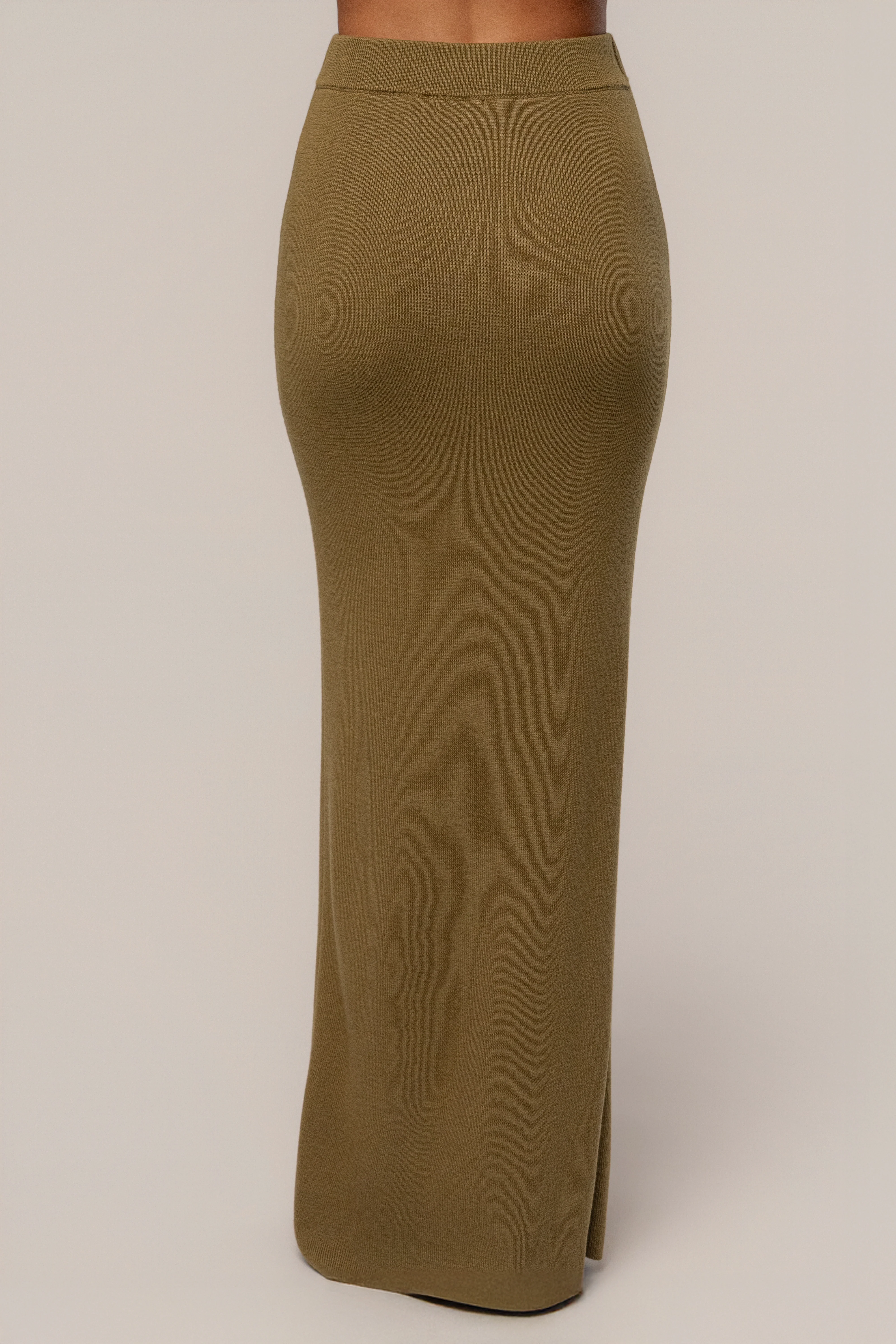 Olive Fall Bliss Maxi Skirt