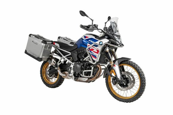 Touratech ZEGA Pro 38/45 suitcase - Gray support included - AluminumBMW 900 F 900 GS - 2024 - 2026Ref: Trt00986A / 01-083-5735-0