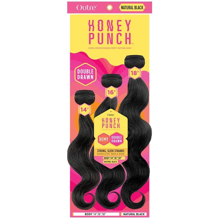 Outre Honey Punch Double Drawn 100% Unprocessed Remy Human Hair Weave - BODY MULTI