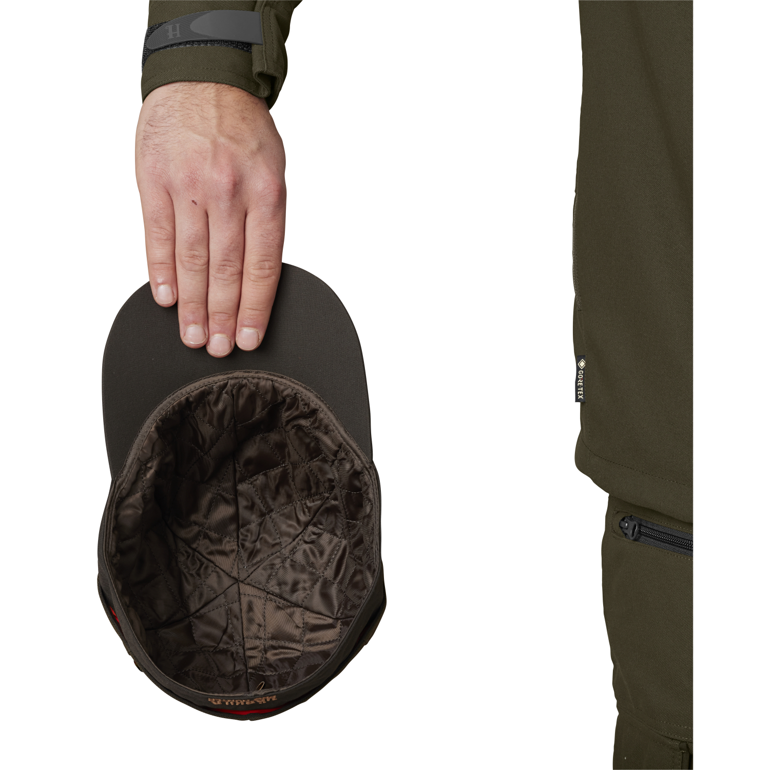 Härkila Pro Hunter GTX Reversible Cap Men (Willow Green\/Shadow Brown)