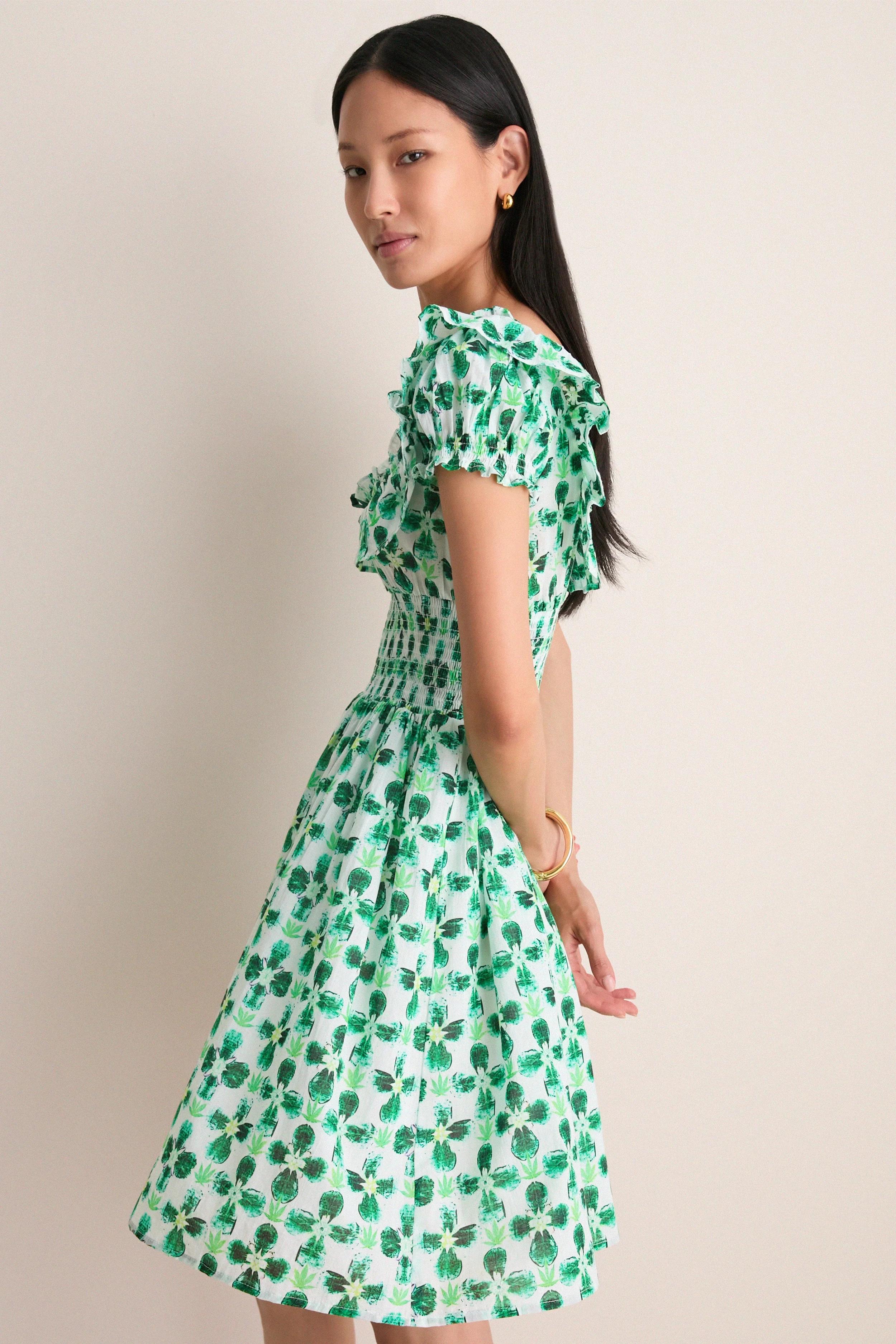 Green Aura Lowen Dress