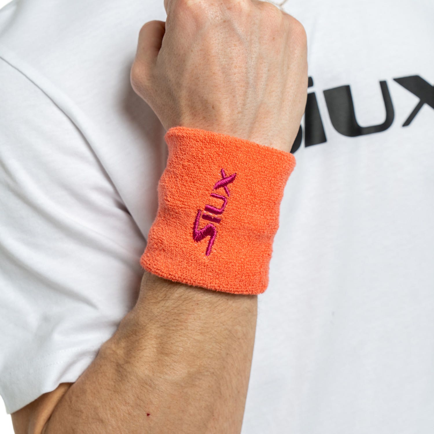 PACK 2 WRISTBANDS SIUX REVEAL ORANGE/FUCHSIA SS25