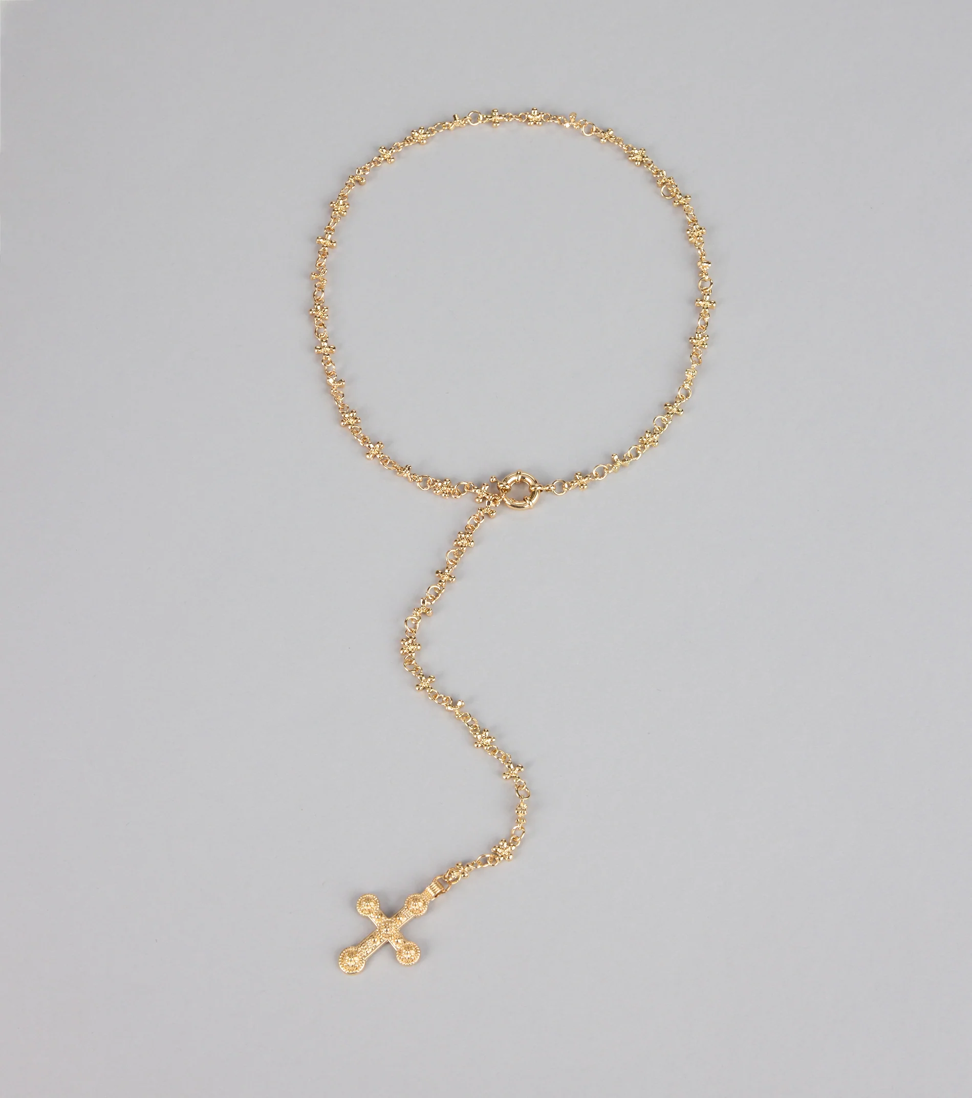 Faithfully Chic Cross Necklace