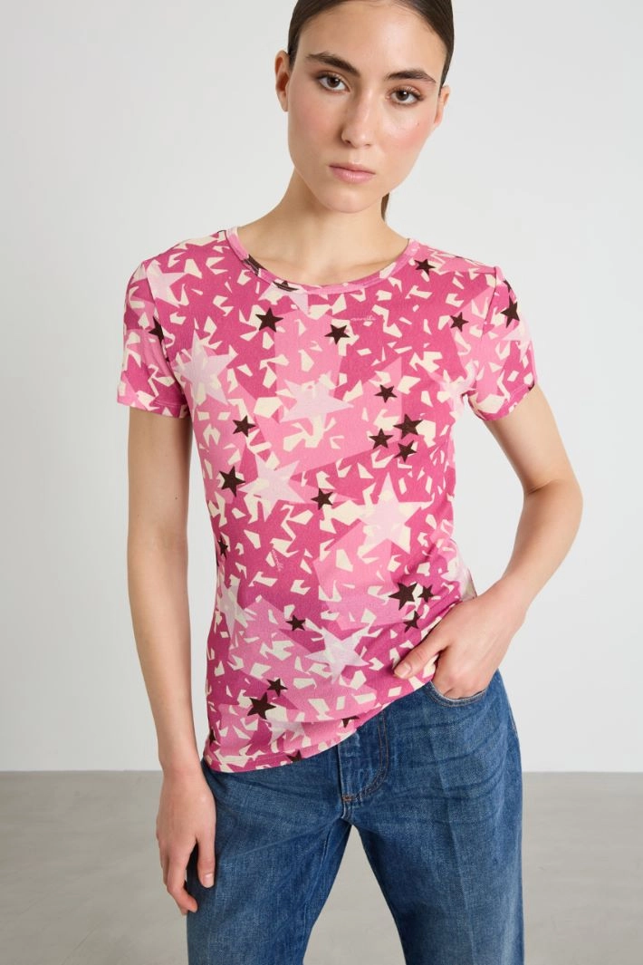 Tulle T-shirt - PINK