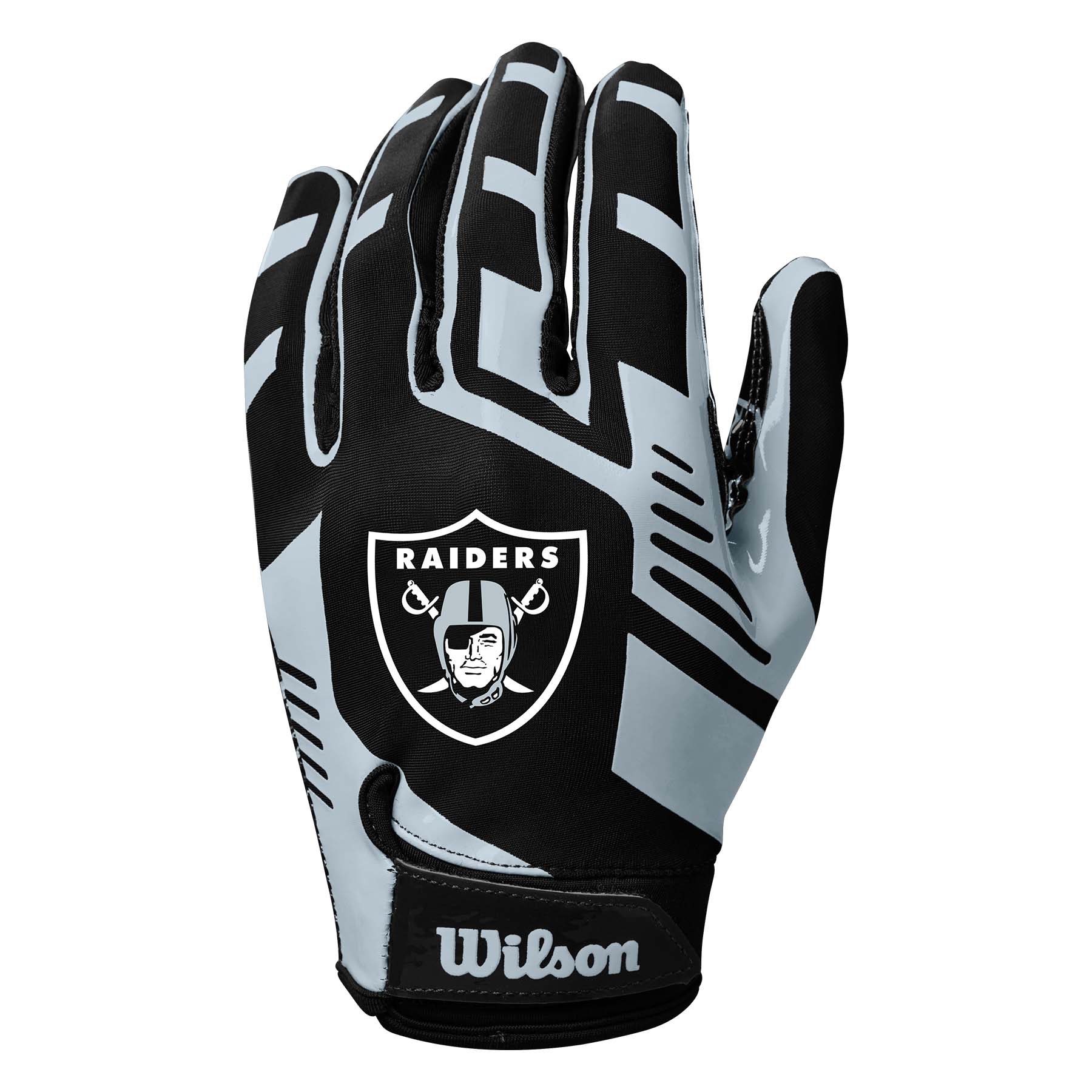 Las Vegas Raiders Wilson Stretch-Fit NFL Receivers Gloves