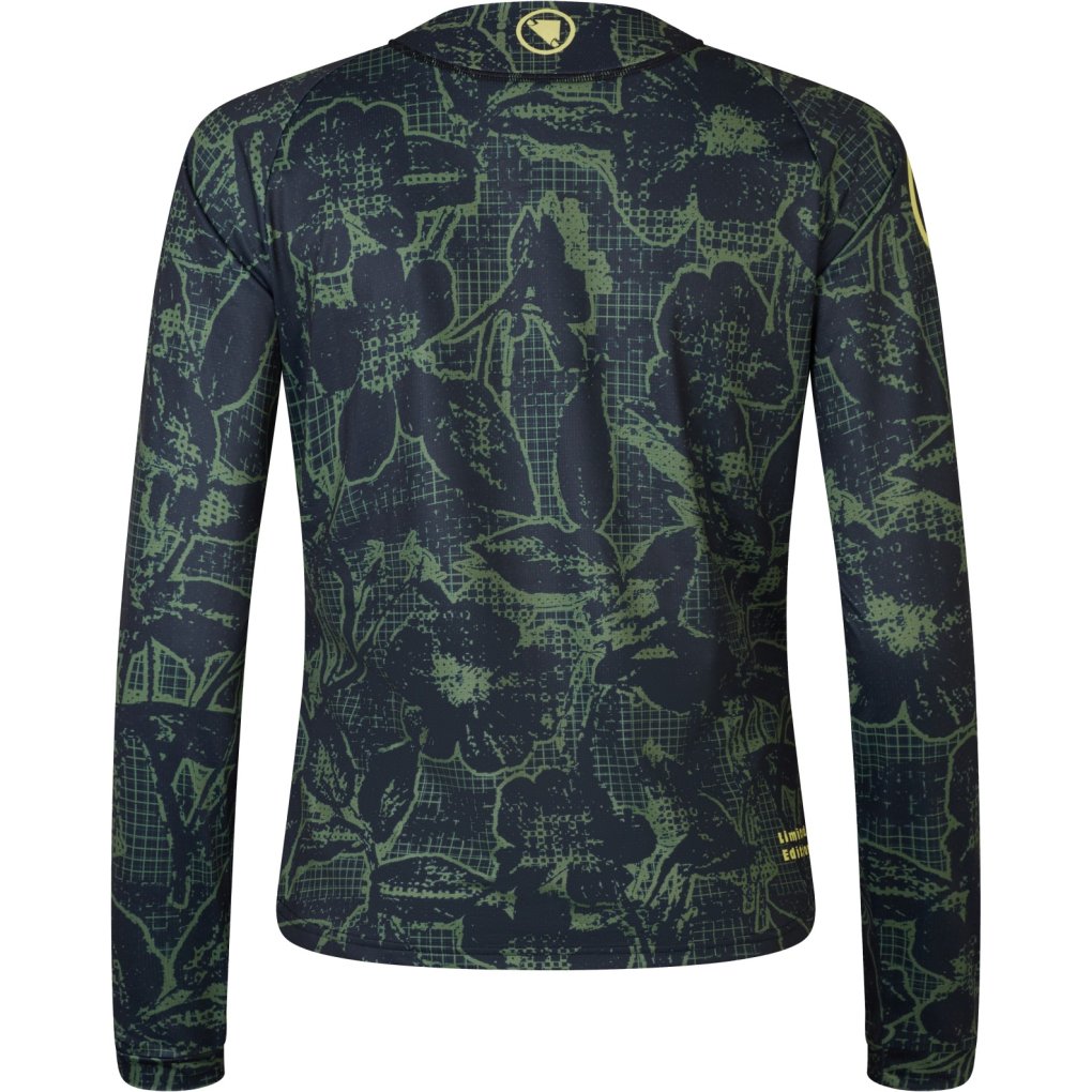 Endura Floral Ltd Printed Long Sleeve Tee Women - black