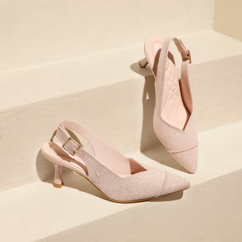 Pointed-Toe Slingback Heels (Addison)