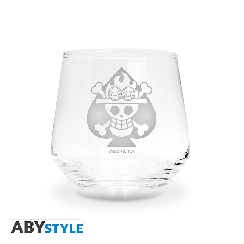 ONE PIECE 2 Glass Set Luffy & Ace