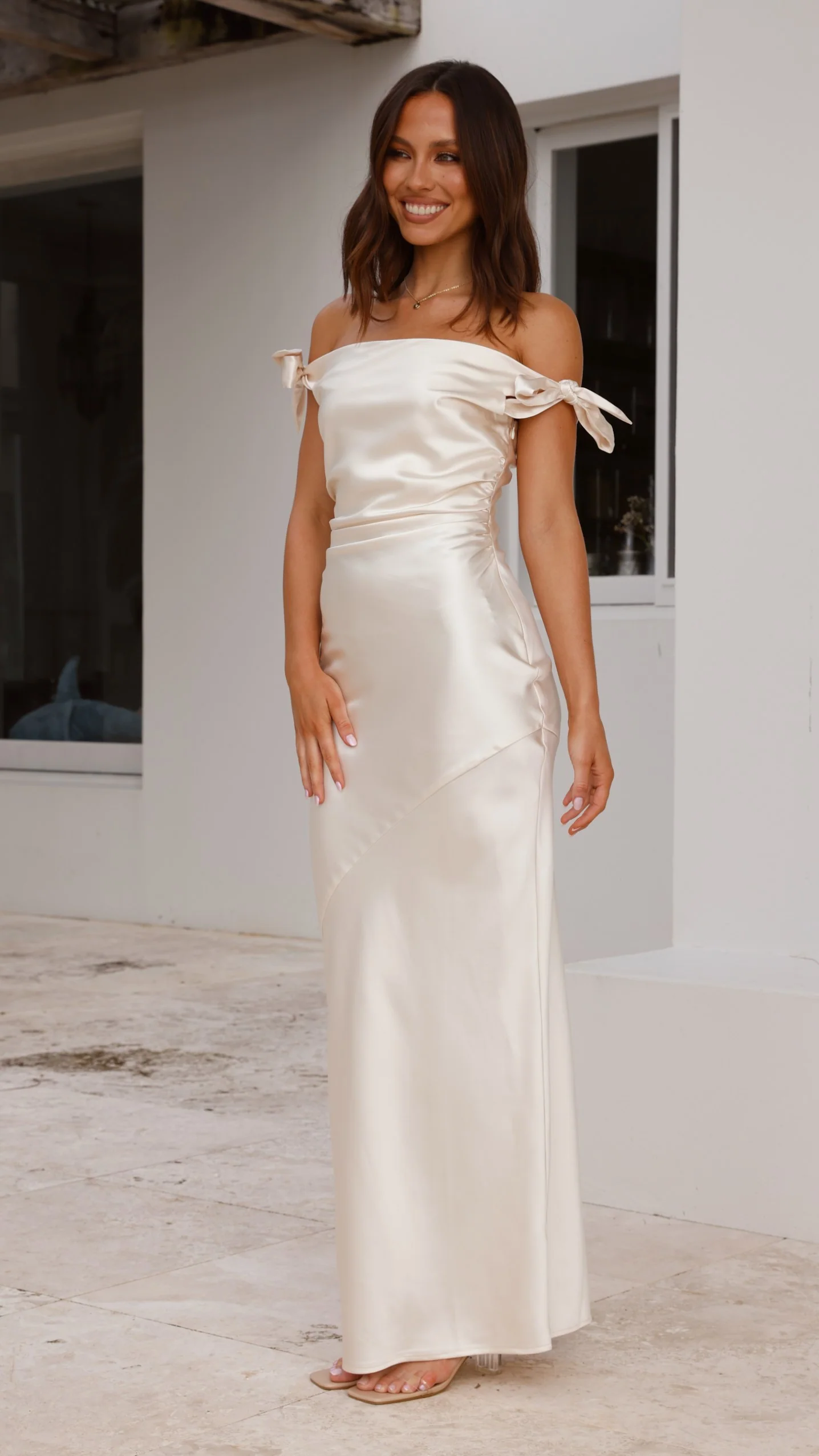 Frida Maxi Dress - Champagne
