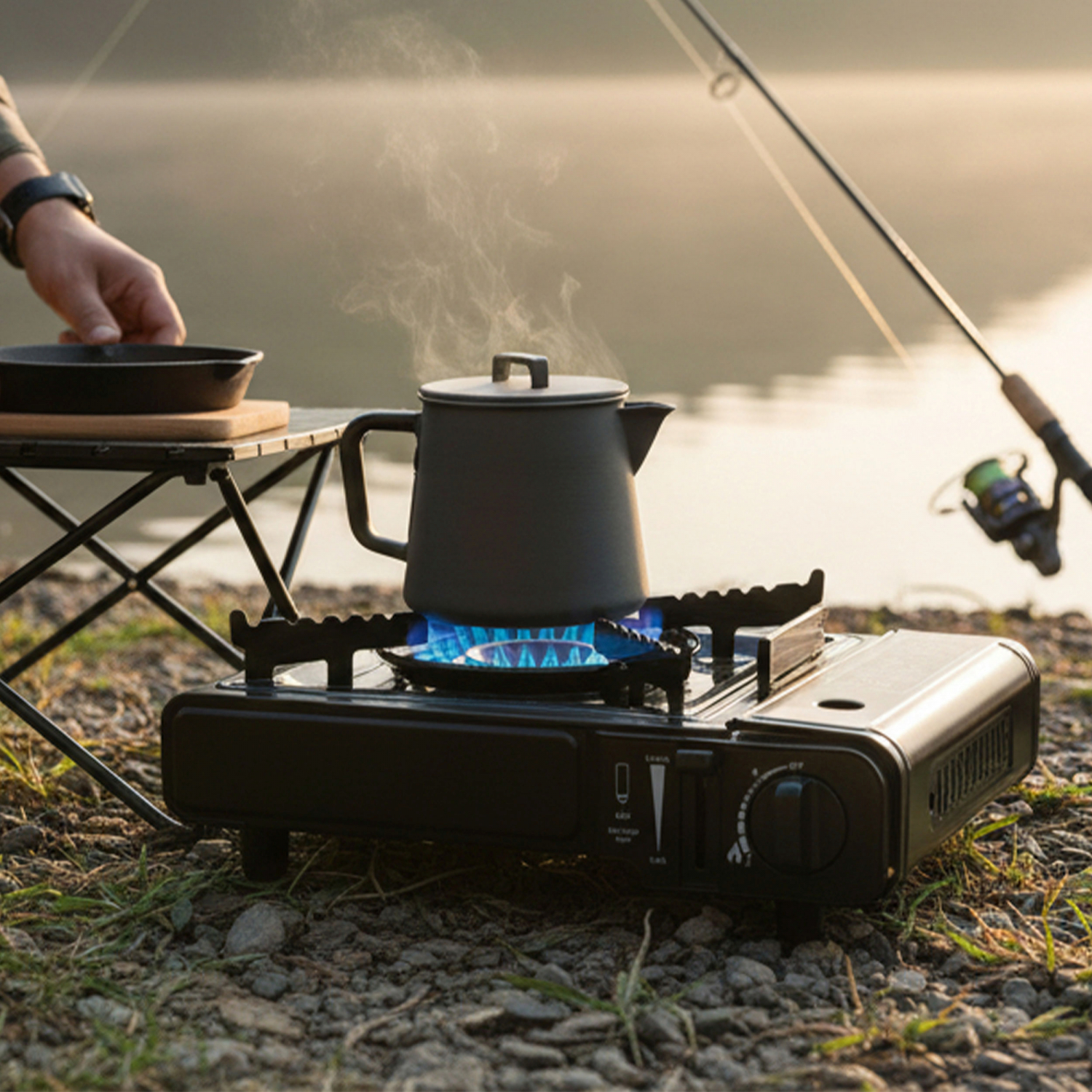 Portable gas cooker