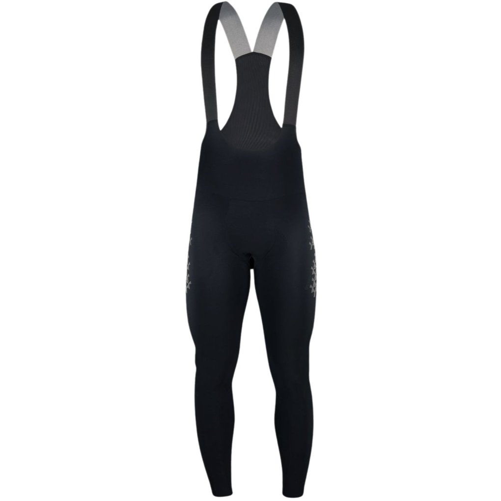 Q36.5 Gregarius Grid Skin Winter Bib Tights Men - black