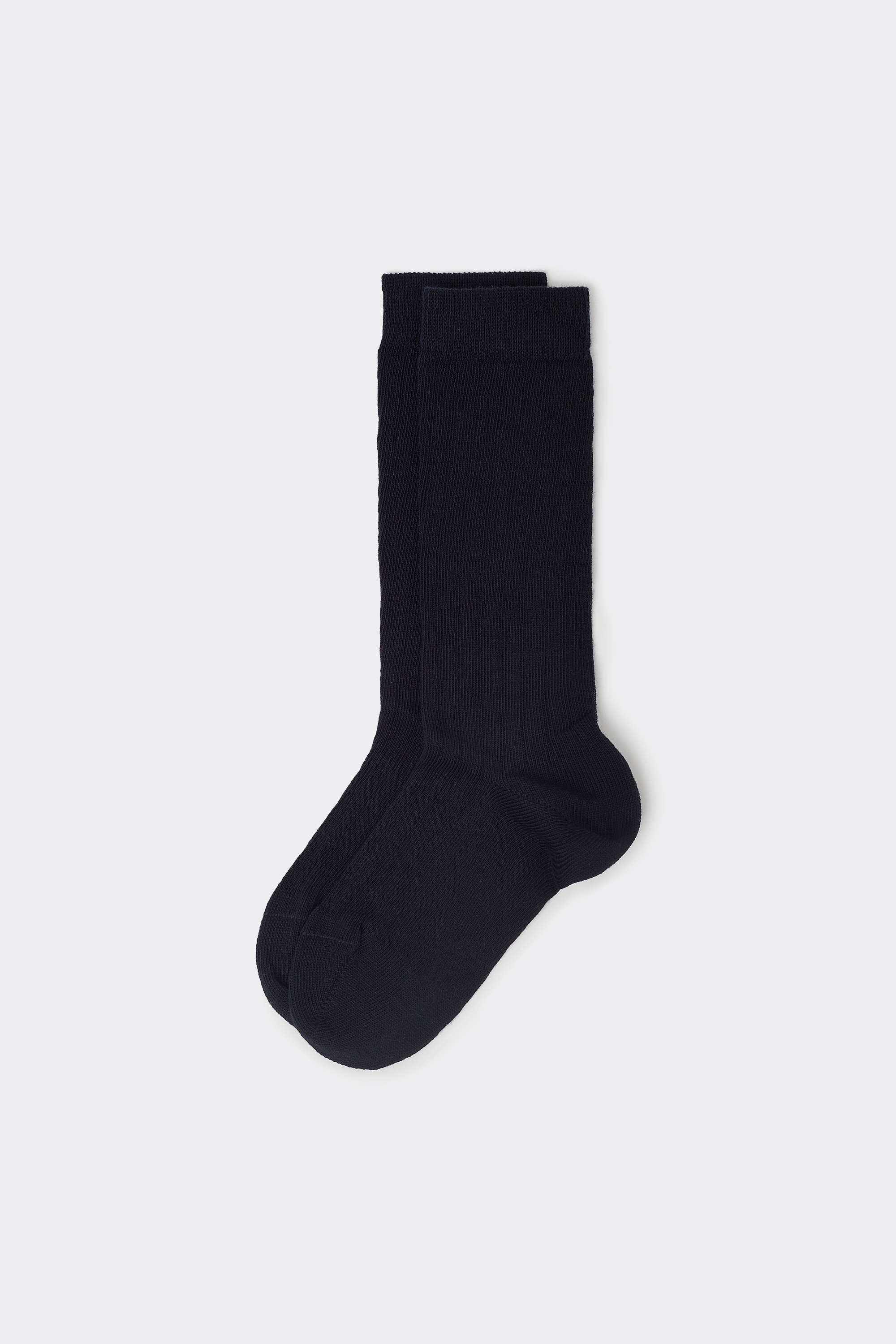 Boys’ Long Ribbed Cotton Socks