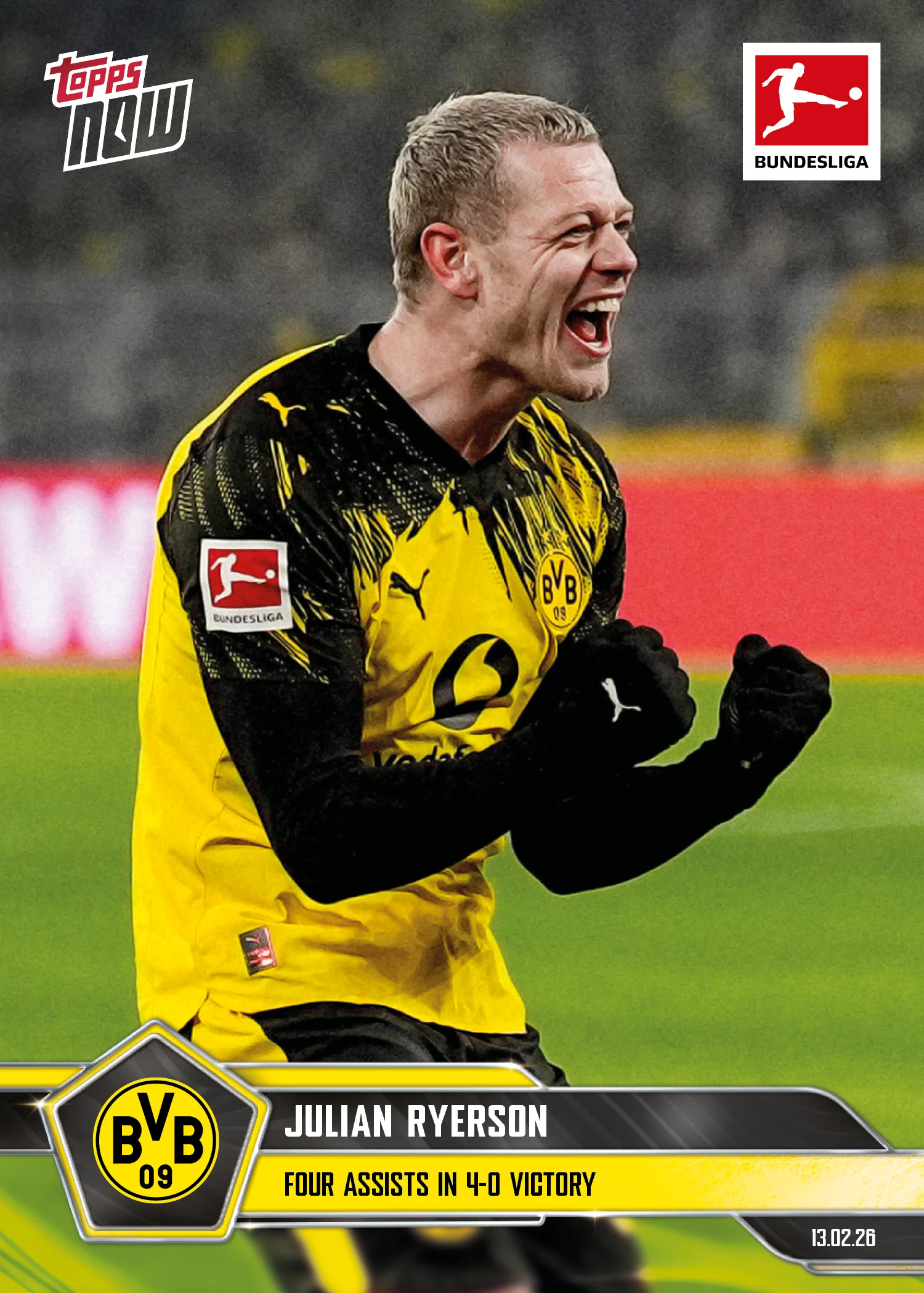 Julian Ryerson - 2025-26 Bundesliga Topps NOW® - Card 122