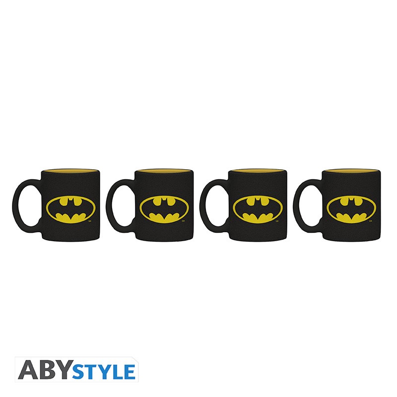 DC COMICS Set 4 espresso mugs Batman Iconic