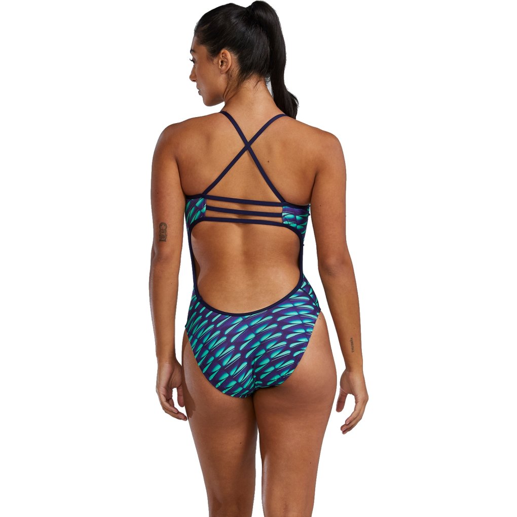 TYR Dragonflyte Durafast Elite® Trinityfit Swimsuit Women - green/navy