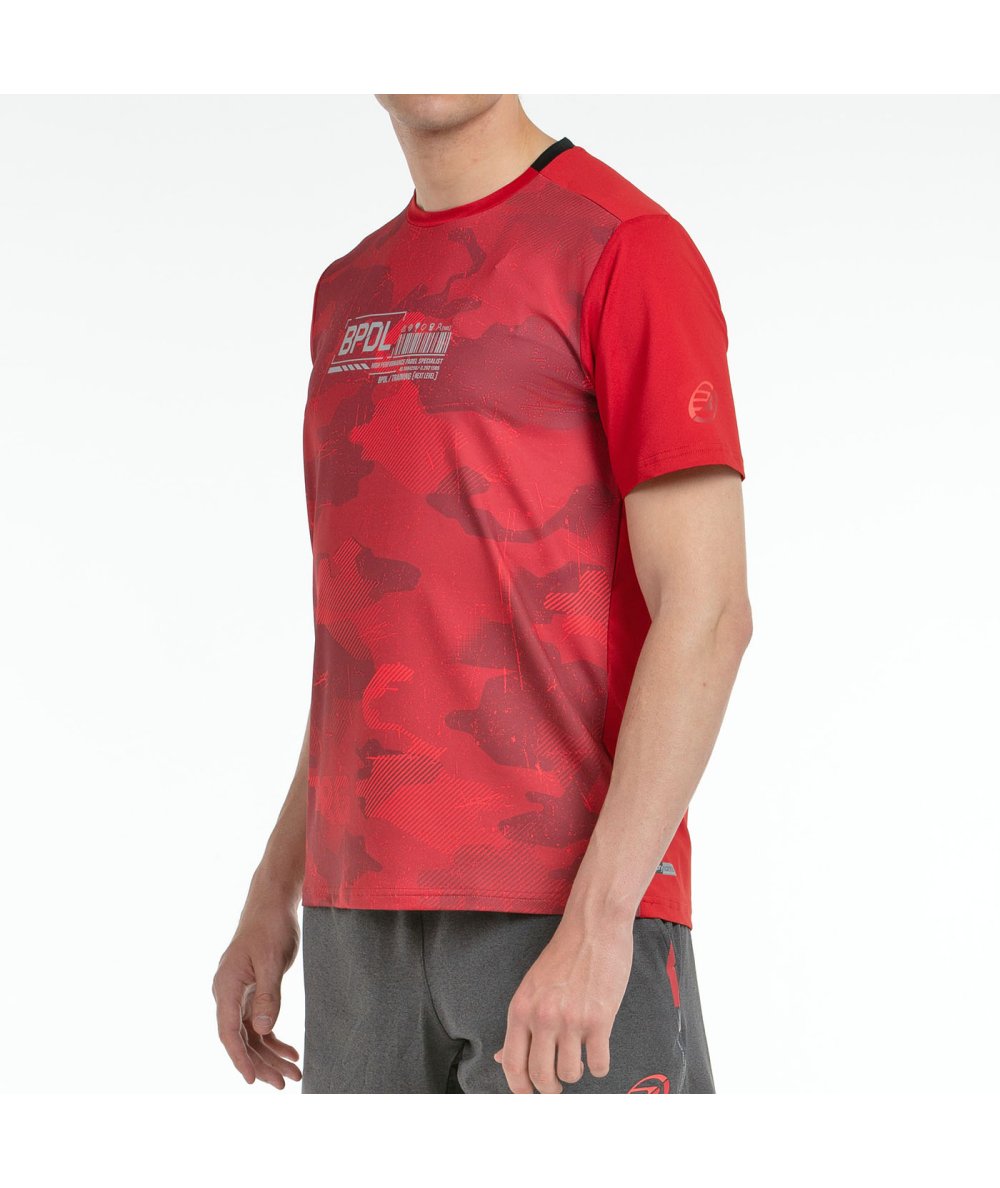 T-SHIRT BULLPADEL ESGOS CHERRY