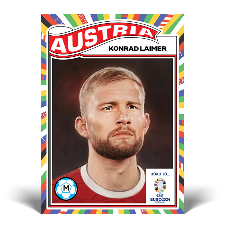 Road to UEFA EURO 2024 Living Set Card 16 - Konrad Laimer