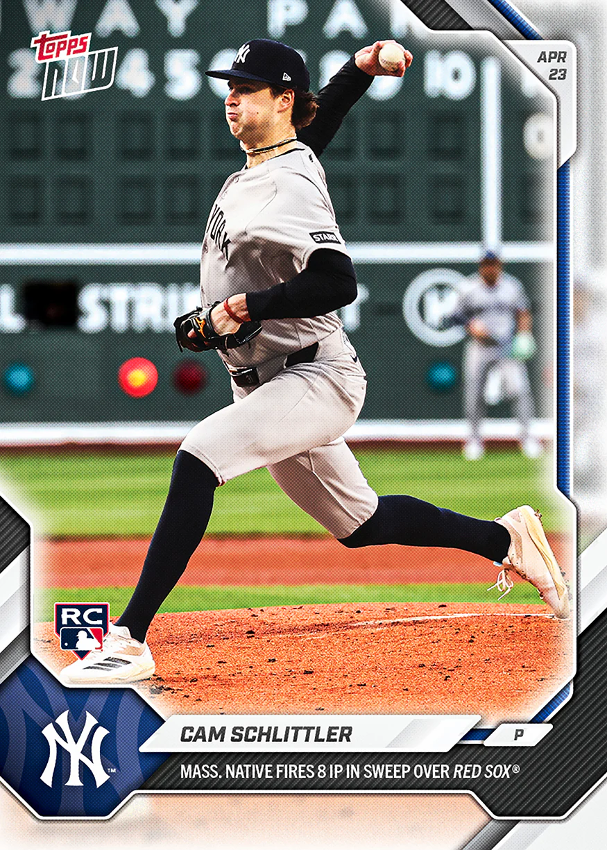 Cam Schlittler - 2026 MLB Topps NOW® - Card 114 - PR: 1903