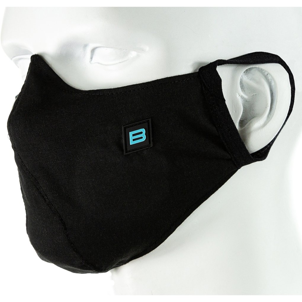 Biehler Premium Nose Mouth Mask - black