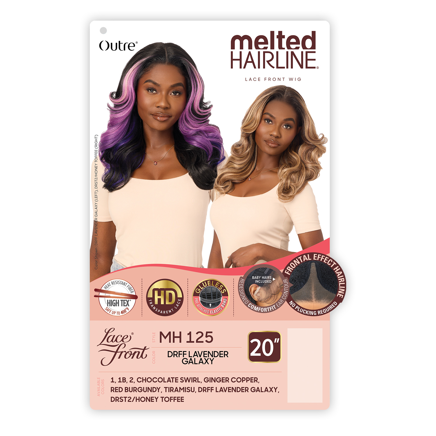 Outre HD Lace Front Wig Melted Hairline Glueless MH 125