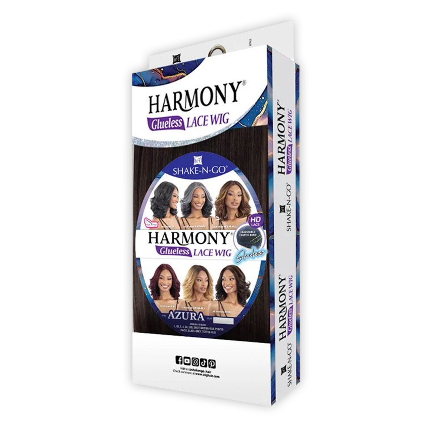 Shake-N-Go Wig Harmony Glueless HD Lace Part Azura