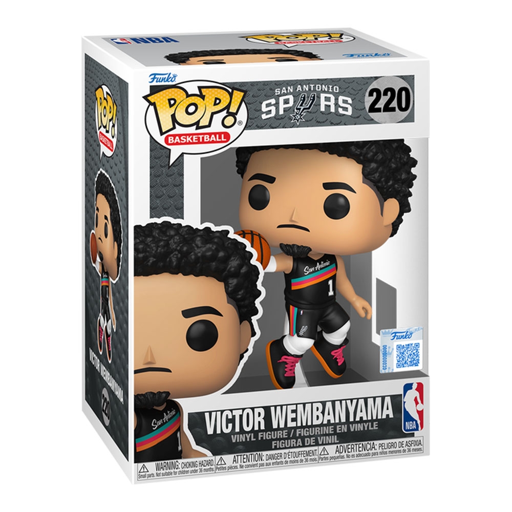 Funko POP! #220 Victor Wembanyama San Antonio Spurs City Edition Vinyl NBA Figure