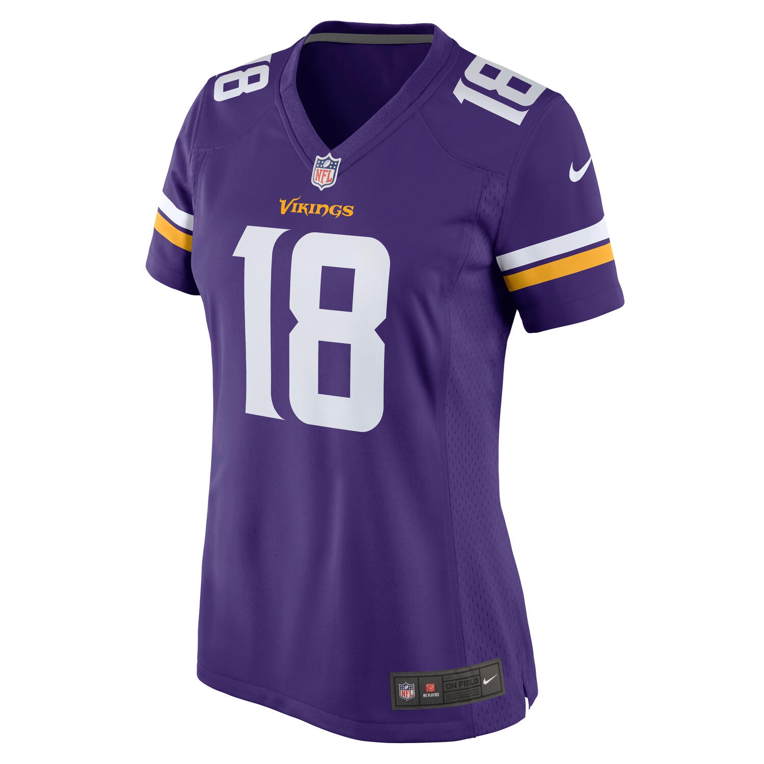 Justin Jefferson #18 Minnesota Vikings Nike Game NFL Jersey Purple (WOMEN'S)