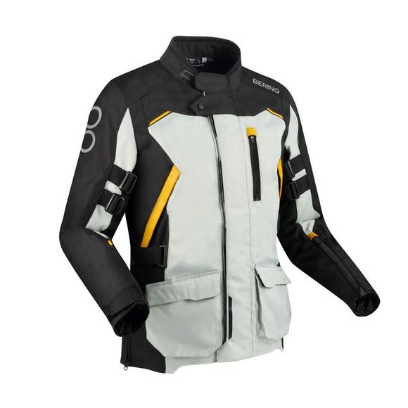 Bering Zephyr Motorcycle Jacket - Black / GrayRef: Br1570-C156