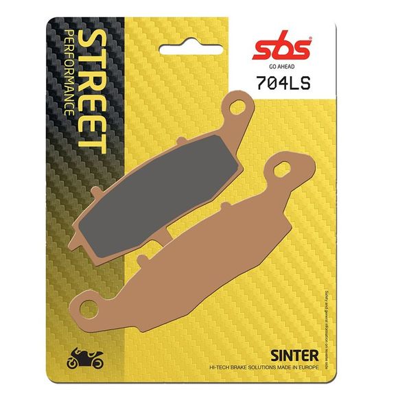 SBS 704LS Sinter Sintered Metal rear brake padsRef: 704LS / 704040