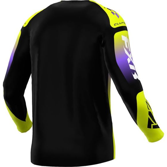 CHILDREN'S FXR CLUTCH cross jersey - Black / PurpleRef: FXR1739