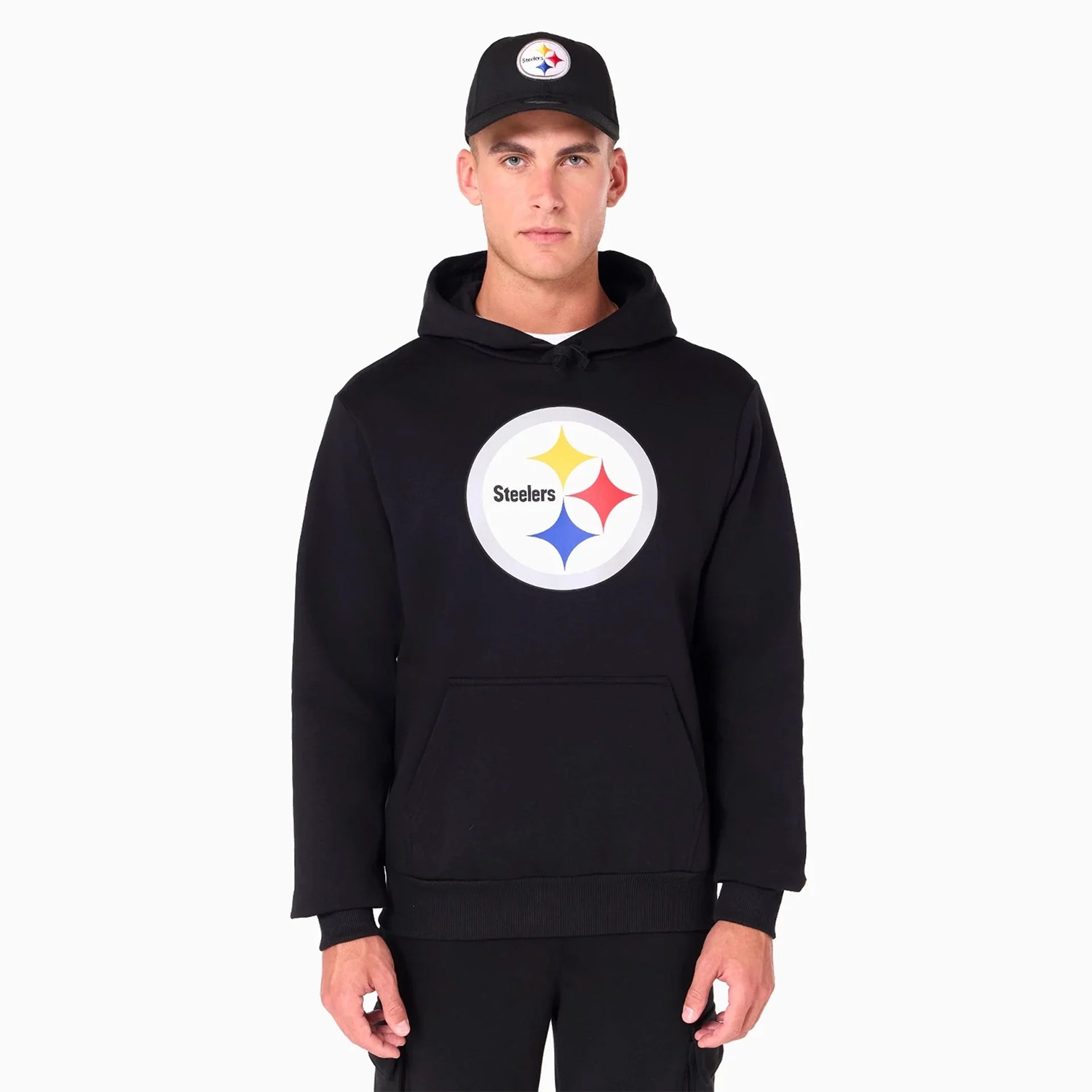 Pittsburgh Steelers Logo Hoodie NFL Sweatshirt Black