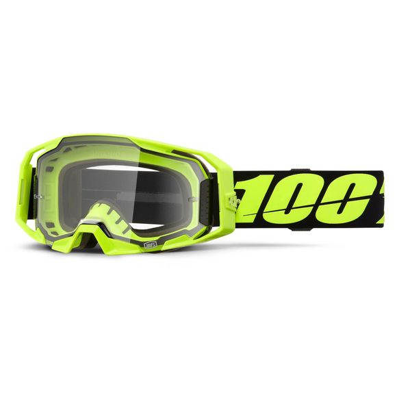 Masque cross 100% ARMATIC - Ecran Clair 2025 - JauneRef : CE1486 / 50059-00004