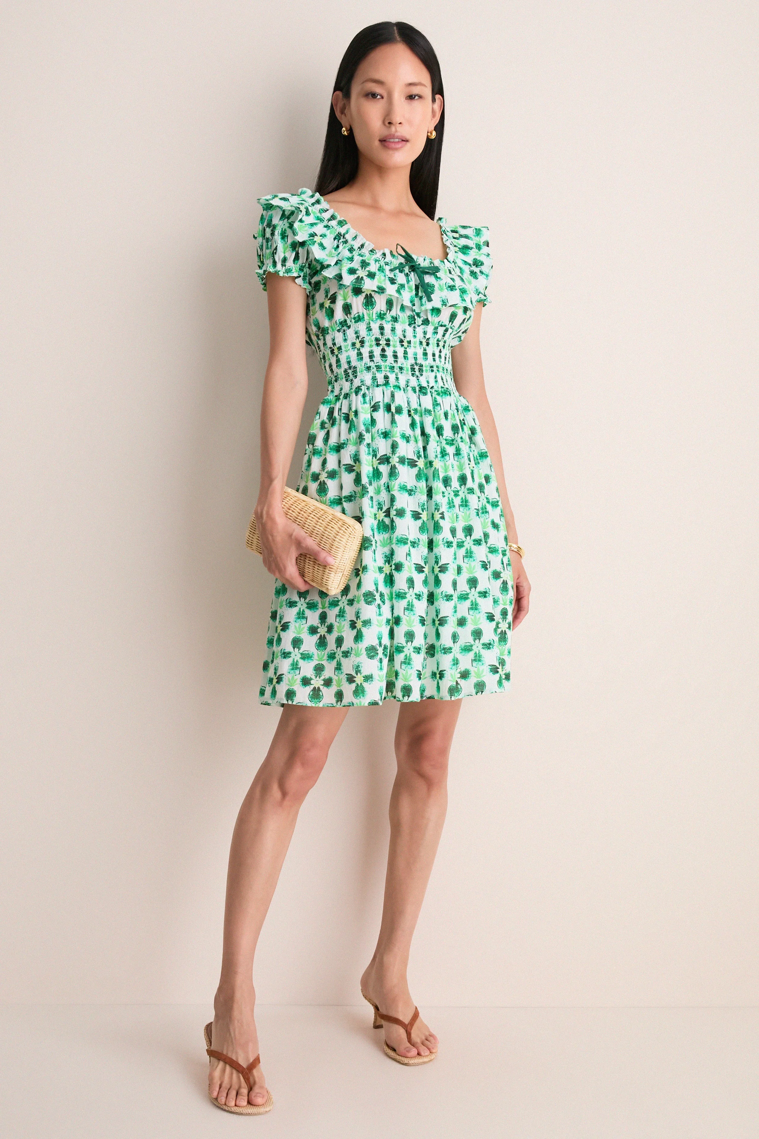 Green Aura Lowen Dress