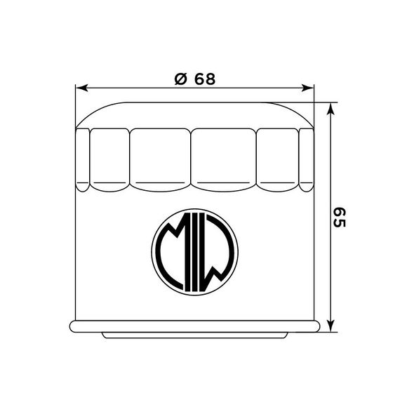 Meiwa 268138 oil filter original typeRef: 268138