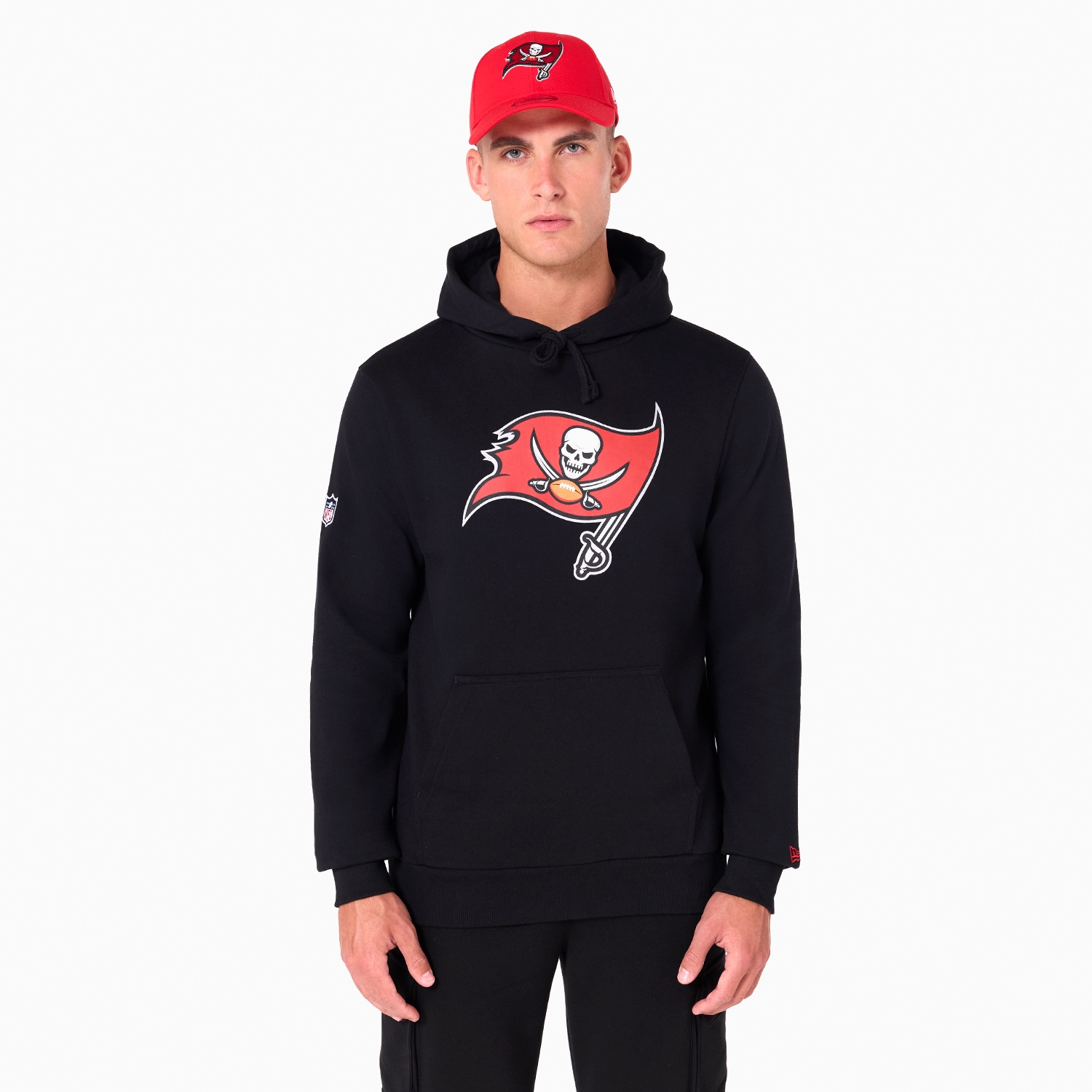 Tampa Bay Buccaneers Logo Hoodie NFL Sweatshirt Black