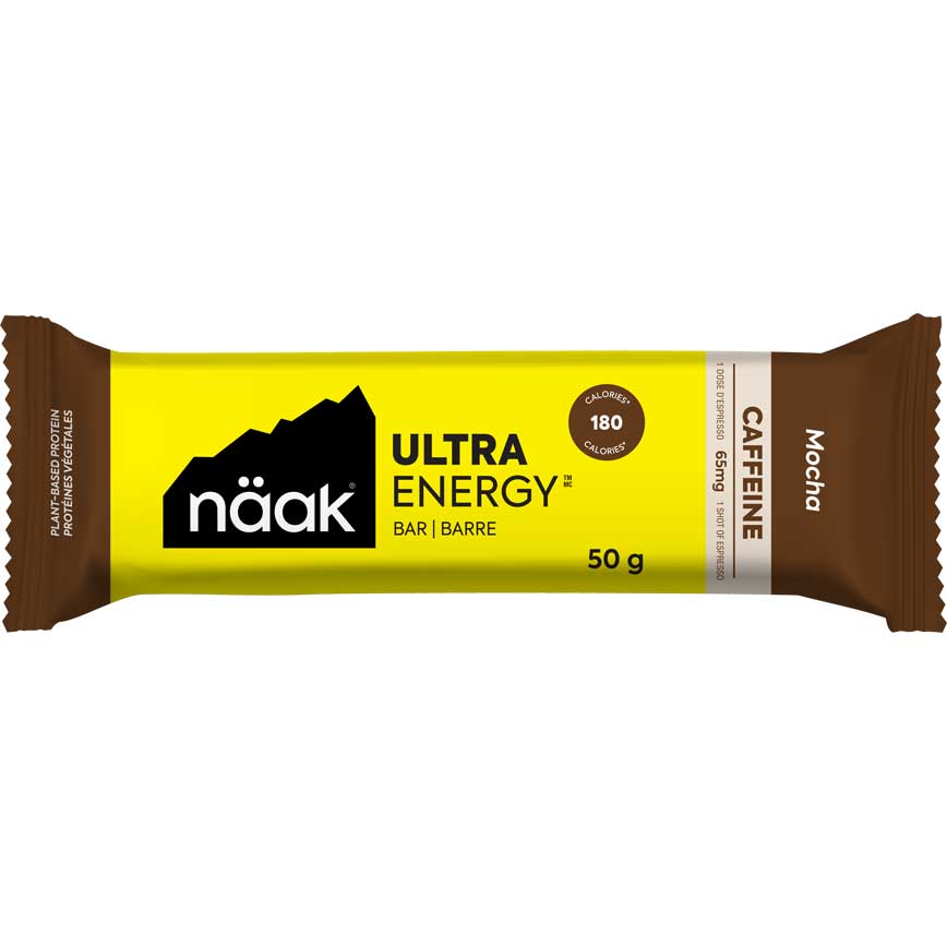 Näak Ultra Energy Caffeine Bar - Carbohydrate Protein Bar - 12x50g